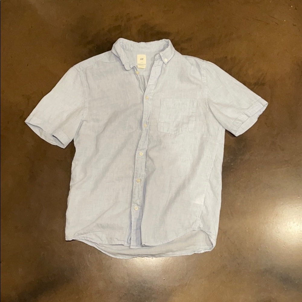 Men’s short sleeve button up